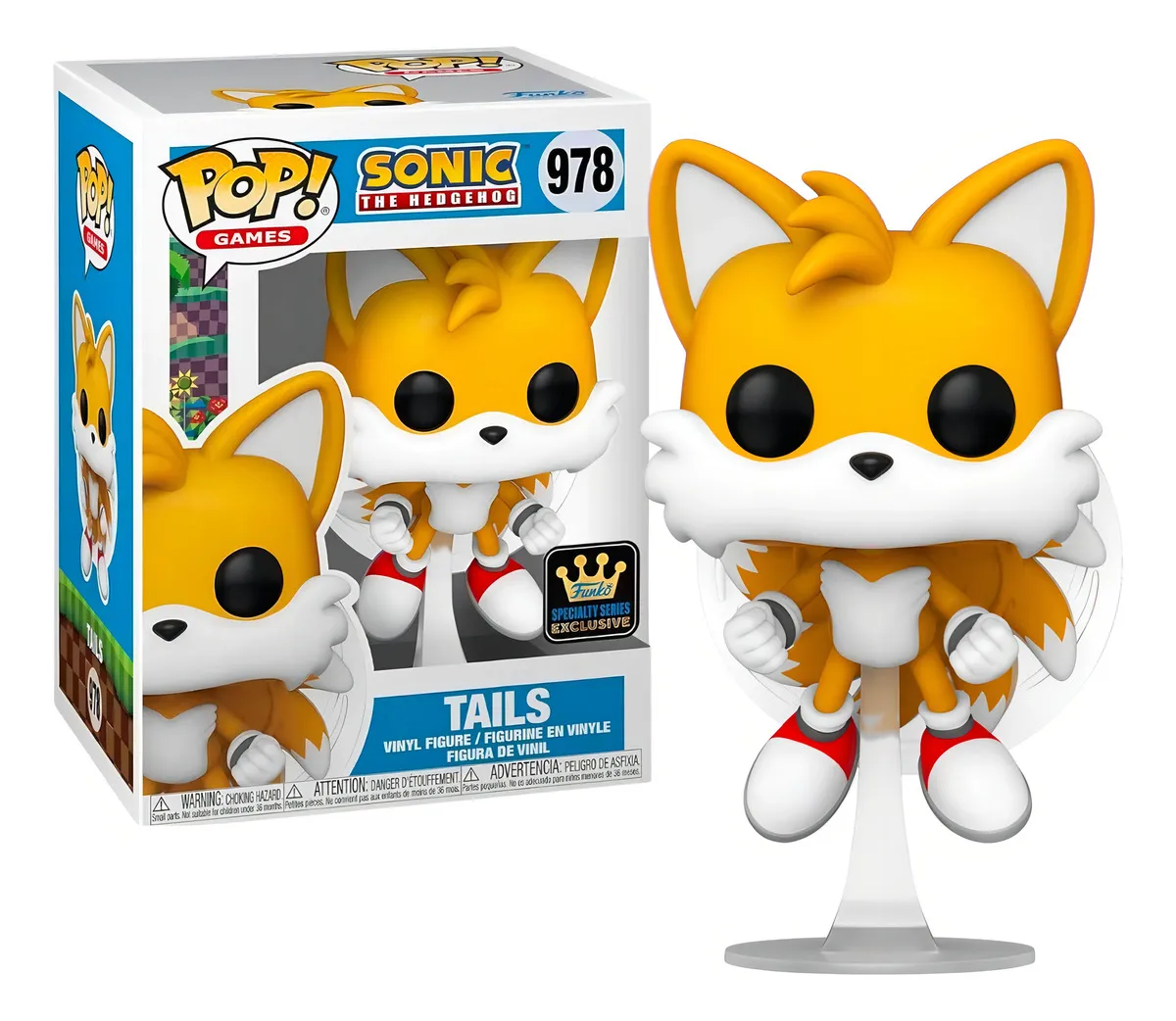 Funko Pop! Sonic Tails Flying 978 - Imagen 3