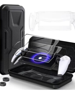 Funda Resistente Para Playstation Portal Con Vidrio Y Funda