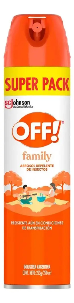 Off Family Repelente Para Mosquitos Aerosol 223 G 290 Cc