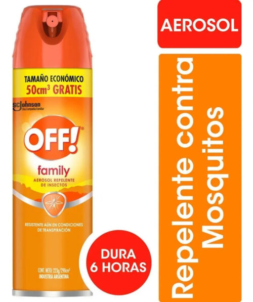 Off Family Repelente Para Mosquitos Aerosol 223 G 290 Cc - Imagen 2