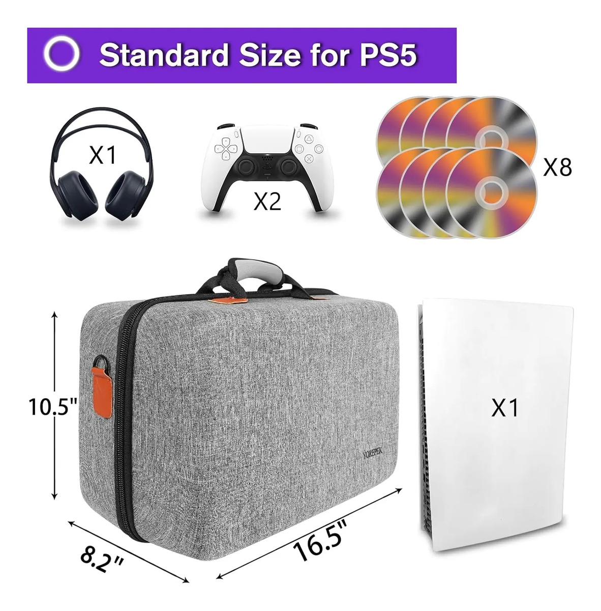 Funda Bolso Para Playstation 5 Y Accesorios Ps5 - Imagen 3