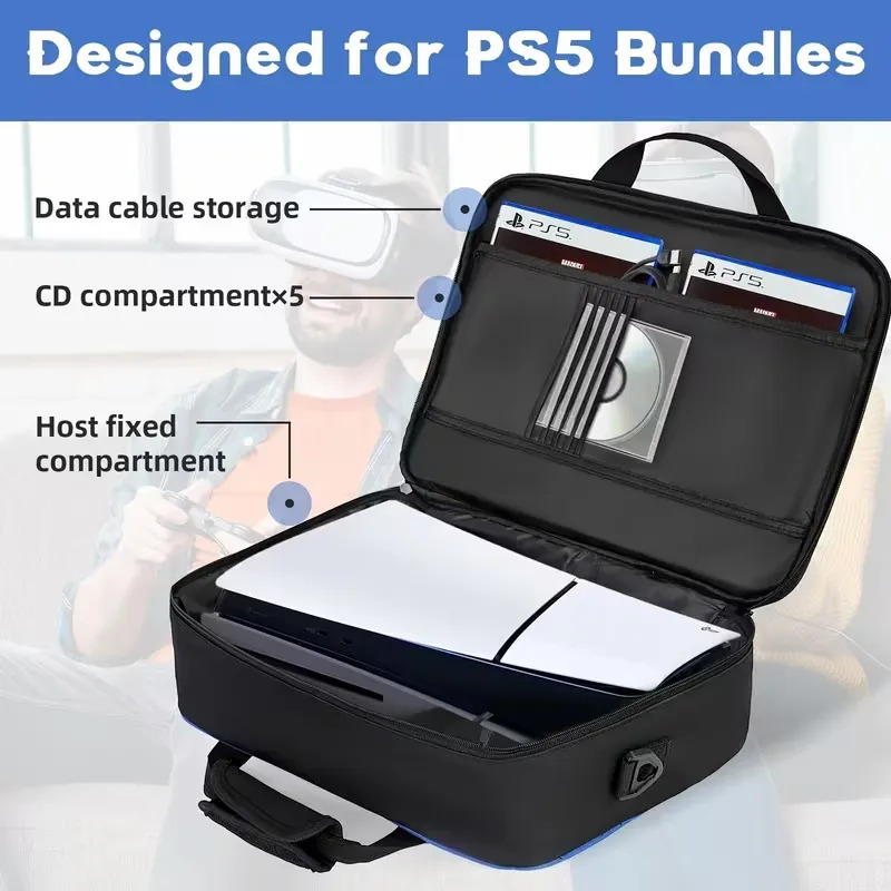 Bolso Transporte Para Consola Ps5 Playstation Slim - Imagen 2