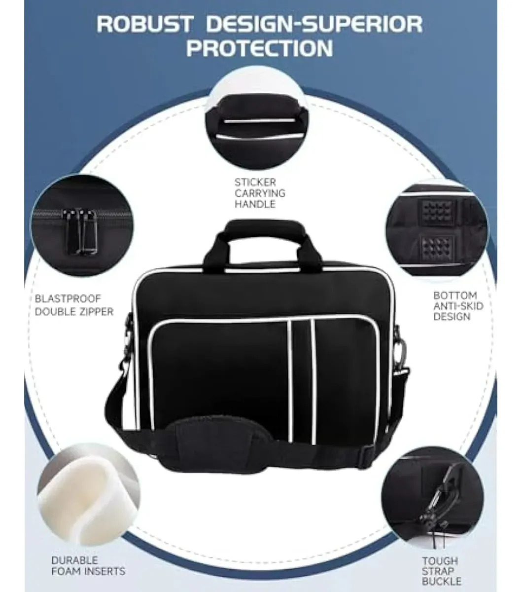 Bolso Transporte Para Consola Ps5 Playstation Slim Negra - Imagen 4