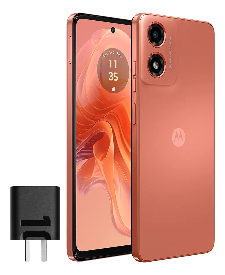 Motorola Moto G04s Sunrise Orange 64gb 4gb (Nuevo con caja abierta)