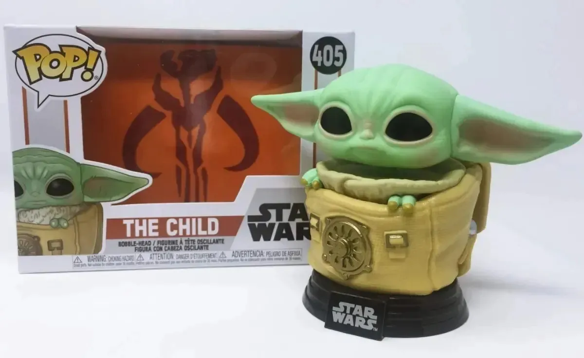 Funko Pop Child Baby Yoda With Bag 405 Star Wars Mandalorian - Imagen 2